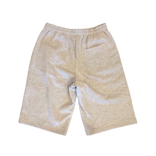 BONES PINK ON GREY CAPRI SHORTS